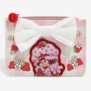 Strawberry Shortcake Gingham Bow Wallet